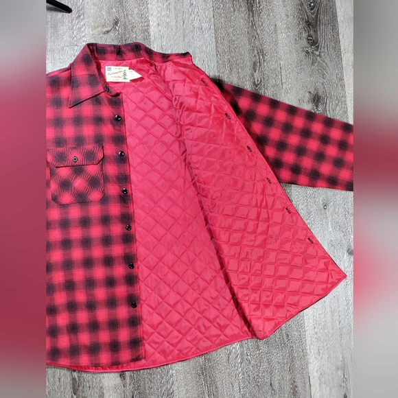 Vintage Field Master Mens Flannel Jacket Shirt Large - Picture 6 of 8